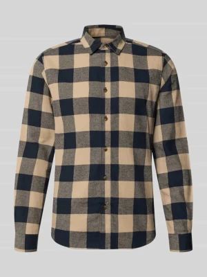 koszula casualowa o kroju slim fit z czystej bawełny model 'GUDMUND' Only & Sons Beżowy