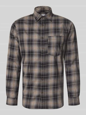 koszula casualowa o kroju slim fit z czystej bawełny model 'James' Jack&Jones Czarny