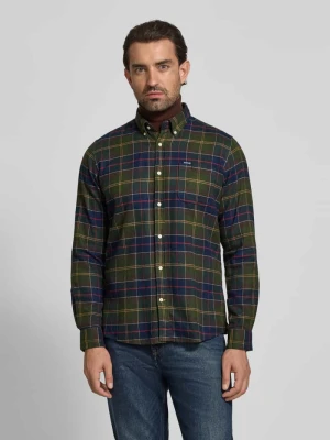 Koszula casualowa o kroju slim fit z czystej bawełny model ‘KYELOCH’ Barbour
