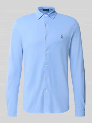 Koszula casualowa o kroju slim fit z czystej bawełny Polo Ralph Lauren Jasnoniebieski