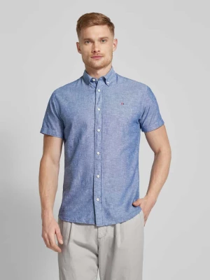 Koszula casualowa o kroju slim fit z efektem melanżowym model ‘SUMMER’ Jack & Jones Premium