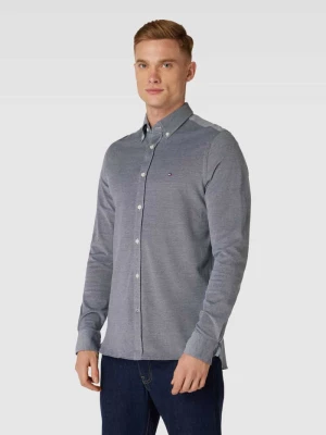Koszula casualowa o kroju slim fit z efektem melanżowym Tommy Hilfiger