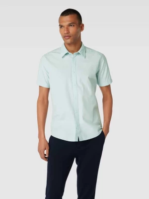 Koszula casualowa o kroju slim fit z fakturowanym wzorem model ‘DOBBY’ Esprit