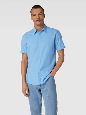 Koszula casualowa o kroju slim fit z fakturowanym wzorem model ‘DOBBY’ Esprit