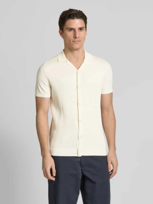 Koszula casualowa o kroju slim fit z fakturowanym wzorem model ‘Vincent’ Strellson