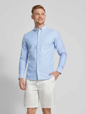 Koszula casualowa o kroju slim fit z kieszenią na piersi model ‘BROOK OXFORD’ Jack & Jones Premium