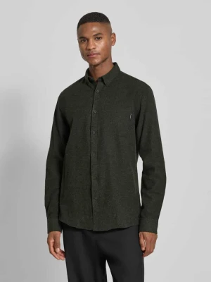 Koszula casualowa o kroju slim fit z kieszenią na piersi model ‘Brushed’ lindbergh