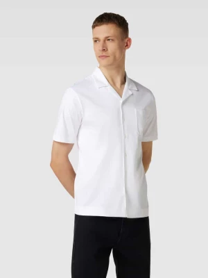 Koszula casualowa o kroju slim fit z kieszenią na piersi model ‘Marco Cuban’ MOS MOSH