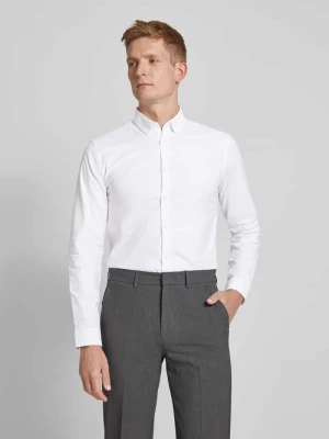 Koszula casualowa o kroju slim fit z kołnierzykiem typu button down model ‘Oxford’ lindbergh