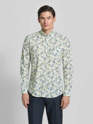 koszula casualowa o kroju slim fit z kołnierzykiem typu button down model 'Slub' FYNCH-HATTON