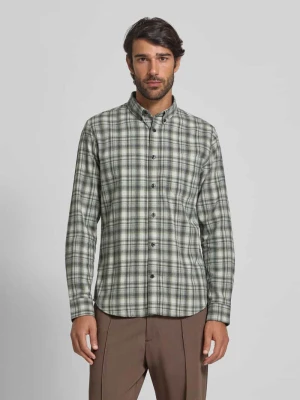 Koszula casualowa o kroju slim fit z kołnierzykiem typu button down model ‘trostol’ Matinique