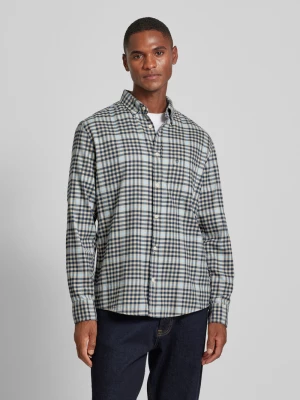 Koszula casualowa o kroju slim fit z kołnierzykiem typu button down OLYMP Level Five