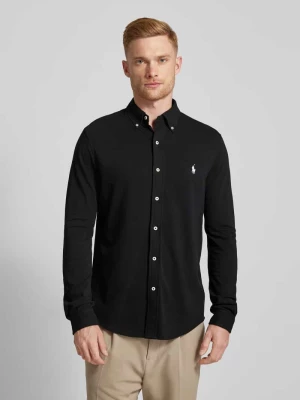 Koszula casualowa o kroju straight fit z piki z czystej bawełny Polo Ralph Lauren