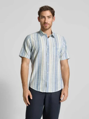 Koszula casualowa o kroju slim fit z kołnierzykiem typu kent Lerros