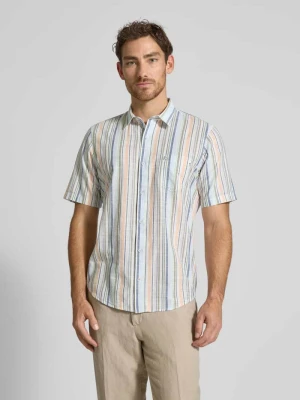 Koszula casualowa o kroju slim fit z kołnierzykiem typu kent Lerros