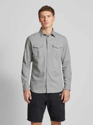 Koszula casualowa o kroju slim fit z kołnierzykiem typu kent model ‘ESHERIDAN’ jack & jones
