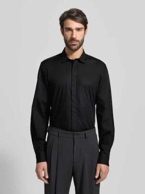 Koszula casualowa o kroju slim fit z kołnierzykiem typu kent model ‘LONDON’ Antony Morato