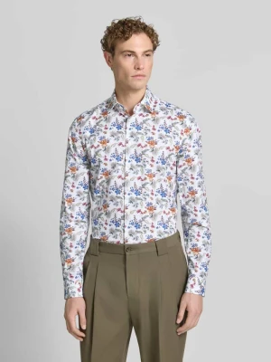 Koszula casualowa o kroju slim fit z bardzo długim rękawem Jake*s Biały