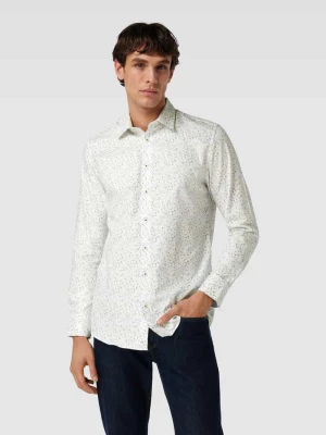Koszula casualowa o kroju slim fit z kwiatowym wzorem model ‘SOHO’ Selected Homme