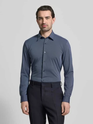 Krój slim fit koszula casual z mieszanki bawełny model 'P-ROAN-K-F-261' Boss