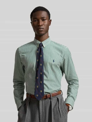 Koszula casualowa o kroju slim fit z mieszanki bawełny Polo Ralph Lauren Jasnozielony