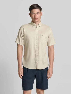 Koszula casualowa o kroju slim fit z mieszanki lnu i bawełny FYNCH-HATTON
