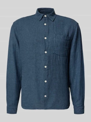 Koszula casualowa o kroju slim fit z mieszanki lnu i bawełny model 'NELSON' Redefined Rebel