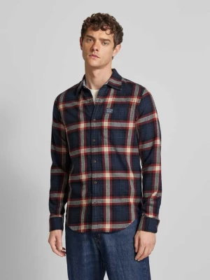 Koszula casualowa o kroju slim fit z naszywką z logo model ‘Lumberjack’ Superdry