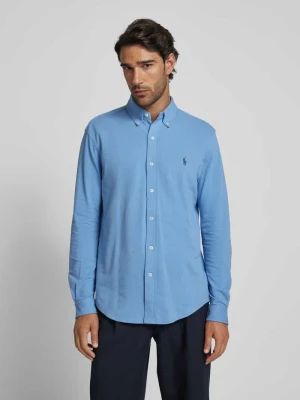 Koszula casualowa o kroju slim fit z piki z czystej bawełny Polo Ralph Lauren