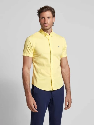 Koszula casualowa o kroju slim fit z rękawem o dł. 1/2 Polo Ralph Lauren