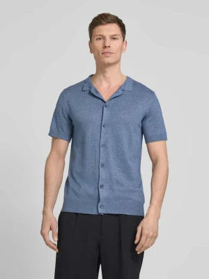 Zdjęcie produktu Koszula casualowa o kroju slim fit z wyhaftowanym logo model ‘Ecovero’ lindbergh