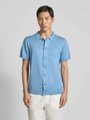 Zdjęcie produktu Koszula casualowa o kroju slim fit z wyhaftowanym logo model ‘Ecovero’ lindbergh