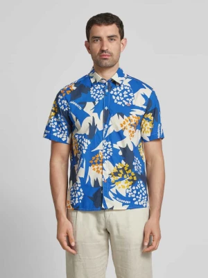 Koszula casualowa o kroju slim fit z wyhaftowanym logo Napapijri