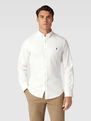 Koszula casualowa o kroju slim fit z wyhaftowanym logo Polo Ralph Lauren