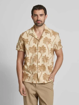 Koszula casualowa o kroju slim fit z wyhaftowanymi detalami model ‘BIJAN’ drykorn