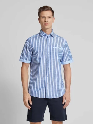 Koszula casualowa o kroju slim fit z wzorem w paski Christian Berg Men
