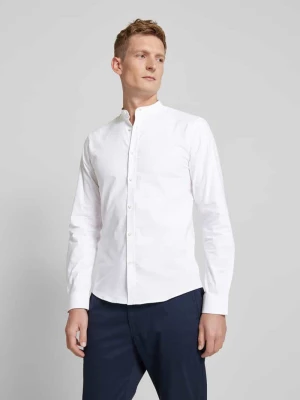 Koszula casualowa o kroju slim fit ze stójką model ‘Oxford’ lindbergh