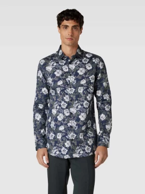 Koszula casualowa o kroju slim fit ze wzorem na całej powierzchni model ‘ETHAN’ Selected Homme