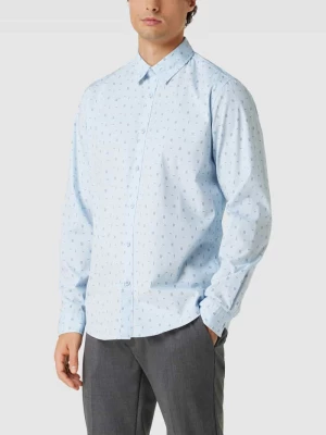 Koszula casualowa o kroju slim fit ze wzorem na całej powierzchni model ‘SUS MINI’ Esprit