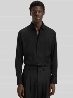 Koszula casualowa o kroju slim fit ze wzorem paisley żakardowym model ‘KENNO’ HUGO