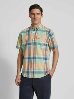 Koszula casualowa o kroju straight fit z kołnierzykiem typu kent Lerros