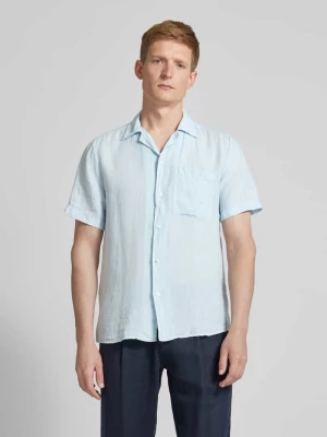 Koszula casualowa o kroju straight fit z lnu model ‘Ellino’ HUGO