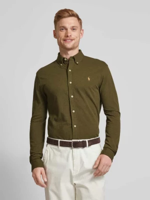 Koszula casualowa o kroju straight fit z piki z czystej bawełny Polo Ralph Lauren