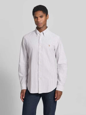 Koszula casualowa o kroju super slim fit z czystej bawełny Polo Ralph Lauren Złamany biały