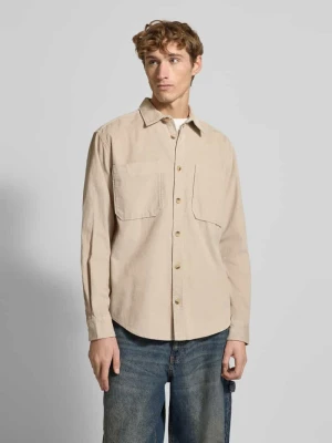 Koszula casualowa o luźnym kroju z czystej bawełny model ‘ALP’ Only & Sons