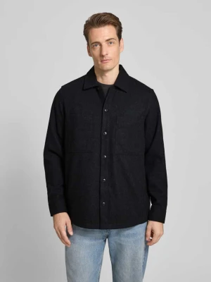 Koszula casualowa o luźnym kroju z dodatkiem wełny model ‘LOCKY’ Boss Orange