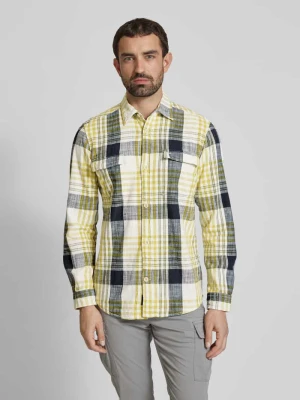 Koszula casualowa regular fit z kołnierzykiem typu kent camel active