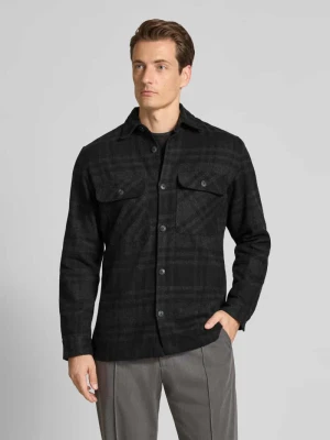Koszula casualowa regular fit z kołnierzykiem typu kent Jack & Jones Premium