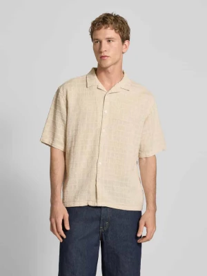 Koszula casualowa w kroju oversized z fakturowanym wzorem model 'Corey' Redefined Rebel