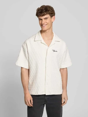 Koszula casualowa w kroju regular fit z przeszyciem z logo model 'Jovren' Pegador